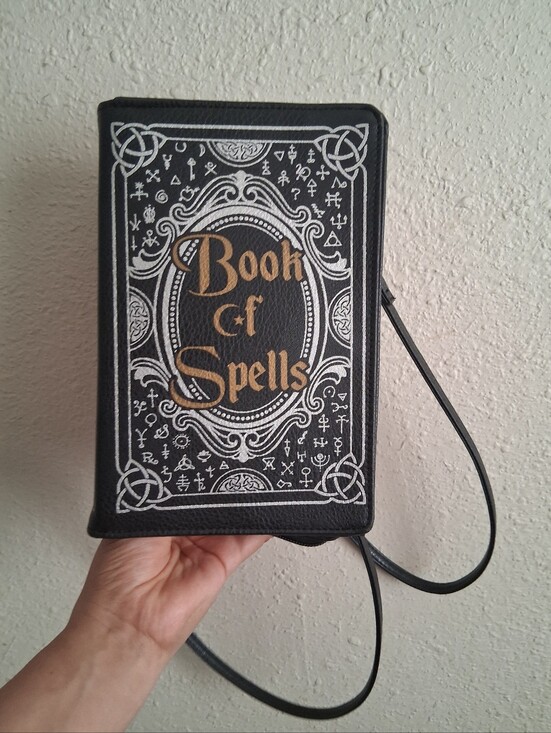 Spirit Handbags - Book Of Spells Black Crossbody From Sprit Stores